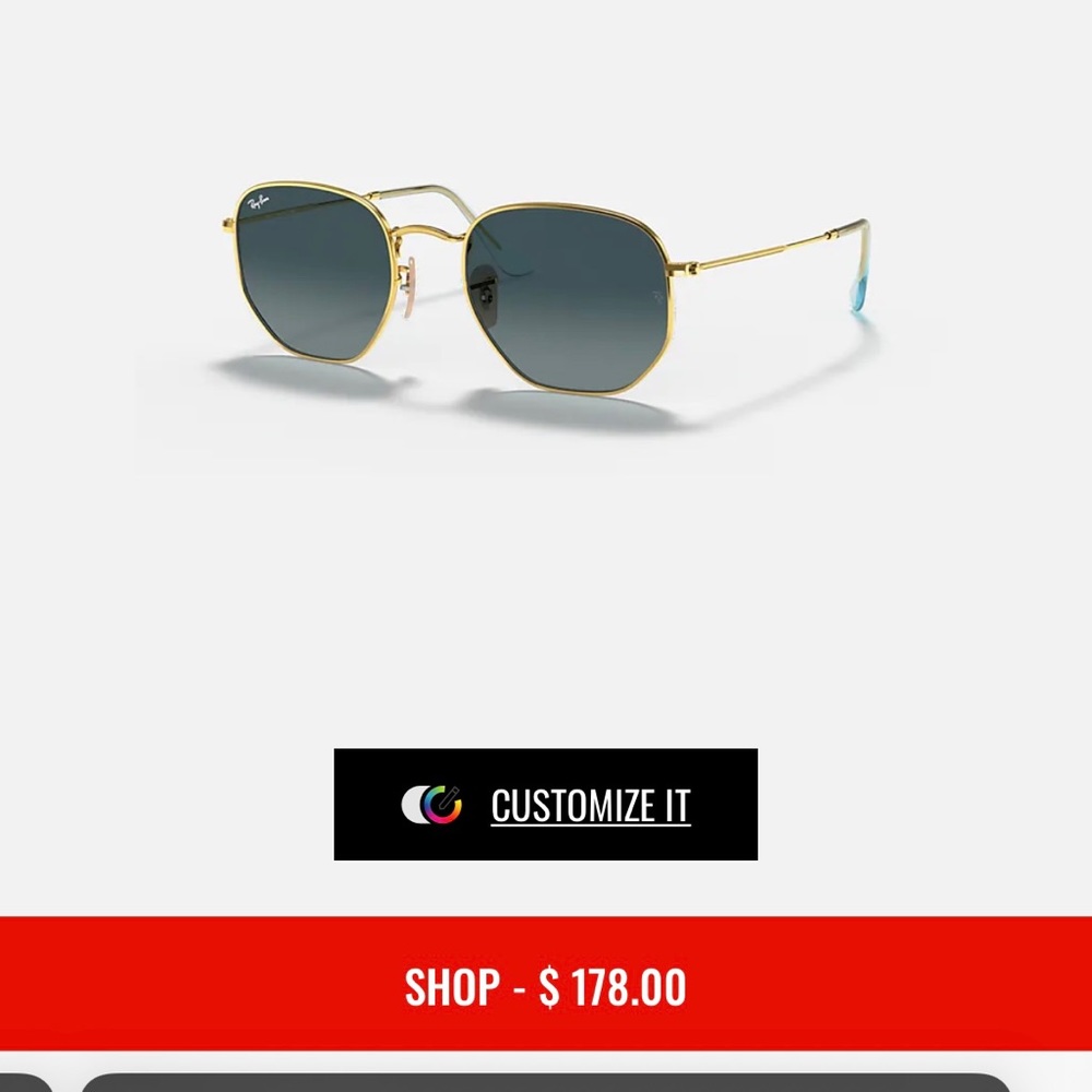Hexagon Rayban Sunglasses
